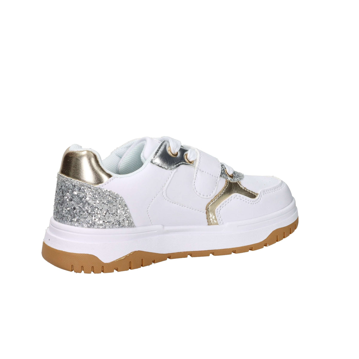 4Us Paciotti Bambine e ragazze Sneakers K251923 Bianco/Oro