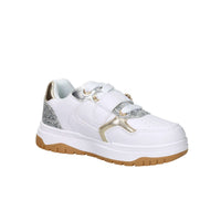4Us Paciotti Bambine e ragazze Sneakers K251923 Bianco/Oro