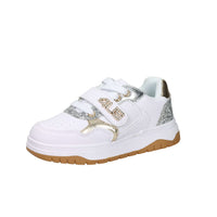 4Us Paciotti Bambine e ragazze Sneakers K251923 Bianco/Oro