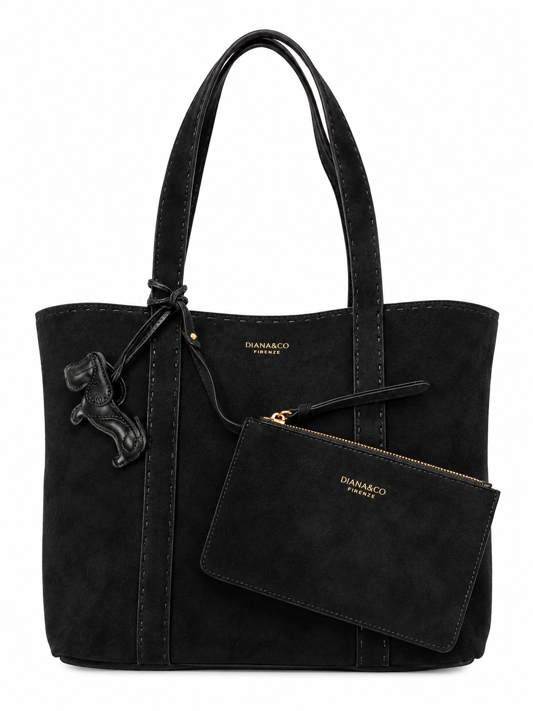 Diana & CO Donna Borsa a spalla DBS119-1 Nero