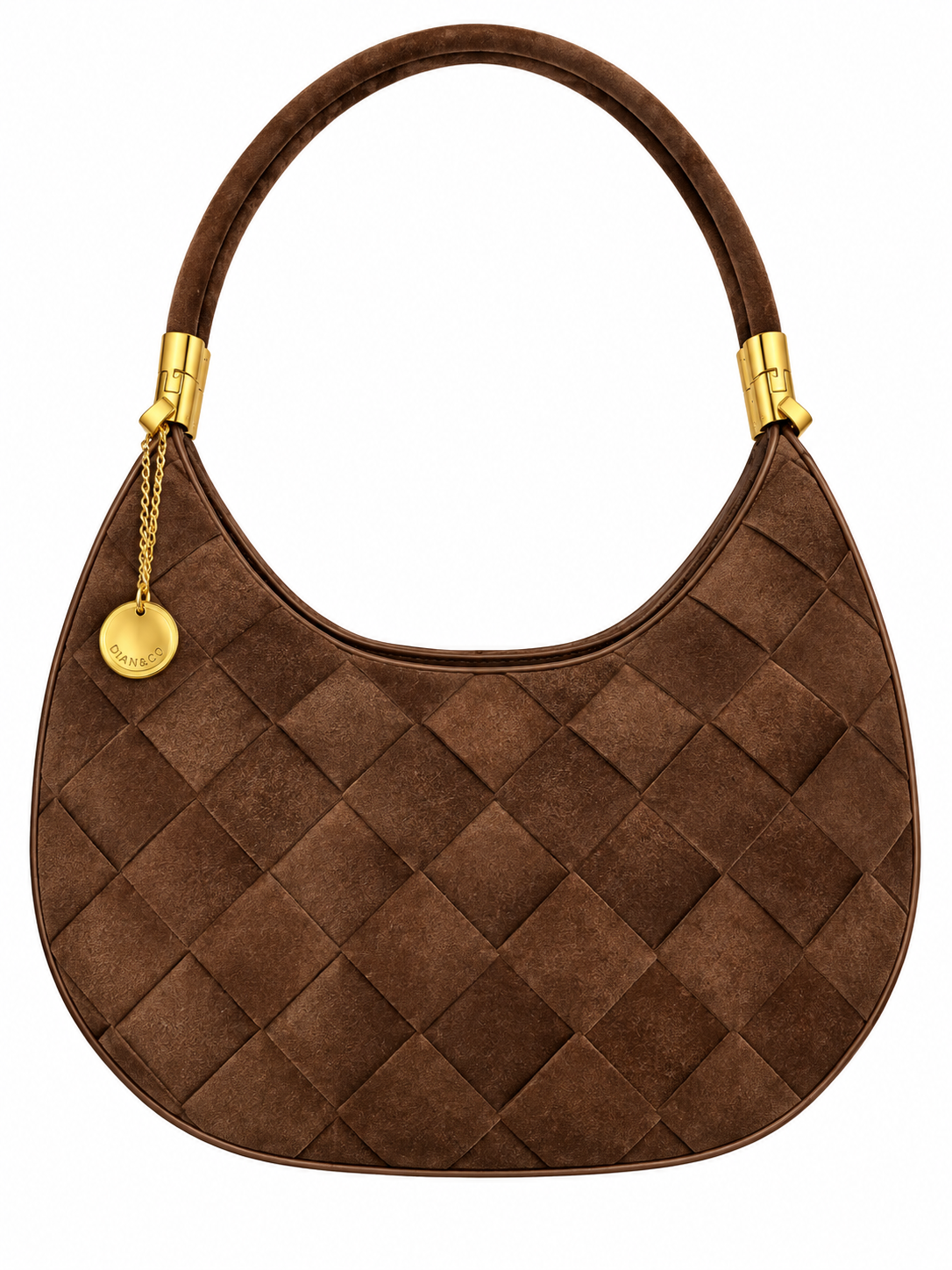 Diana & CO Donna Borsa a spalla DBS104-4 Marrone