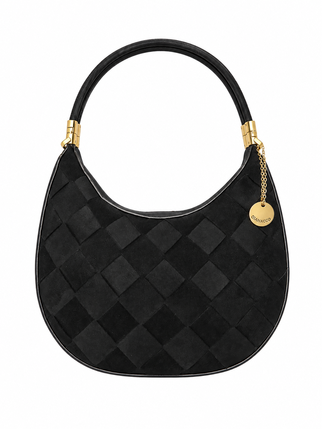 Diana & CO Donna Borsa a spalla DBS104-4 Nero