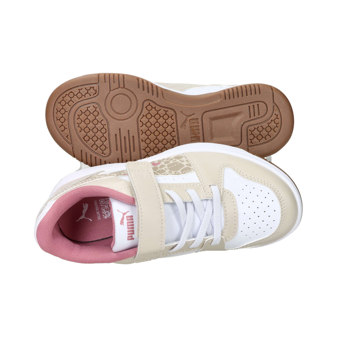 Puma Bambini e ragazzi Sneakers 407462 Bianco/Beige