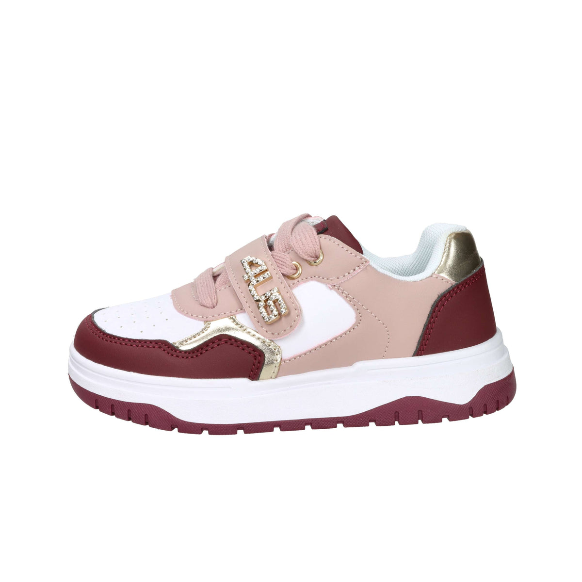 4Us Paciotti Bambine e ragazze Sneakers K251923 Bianco/Bordeaux