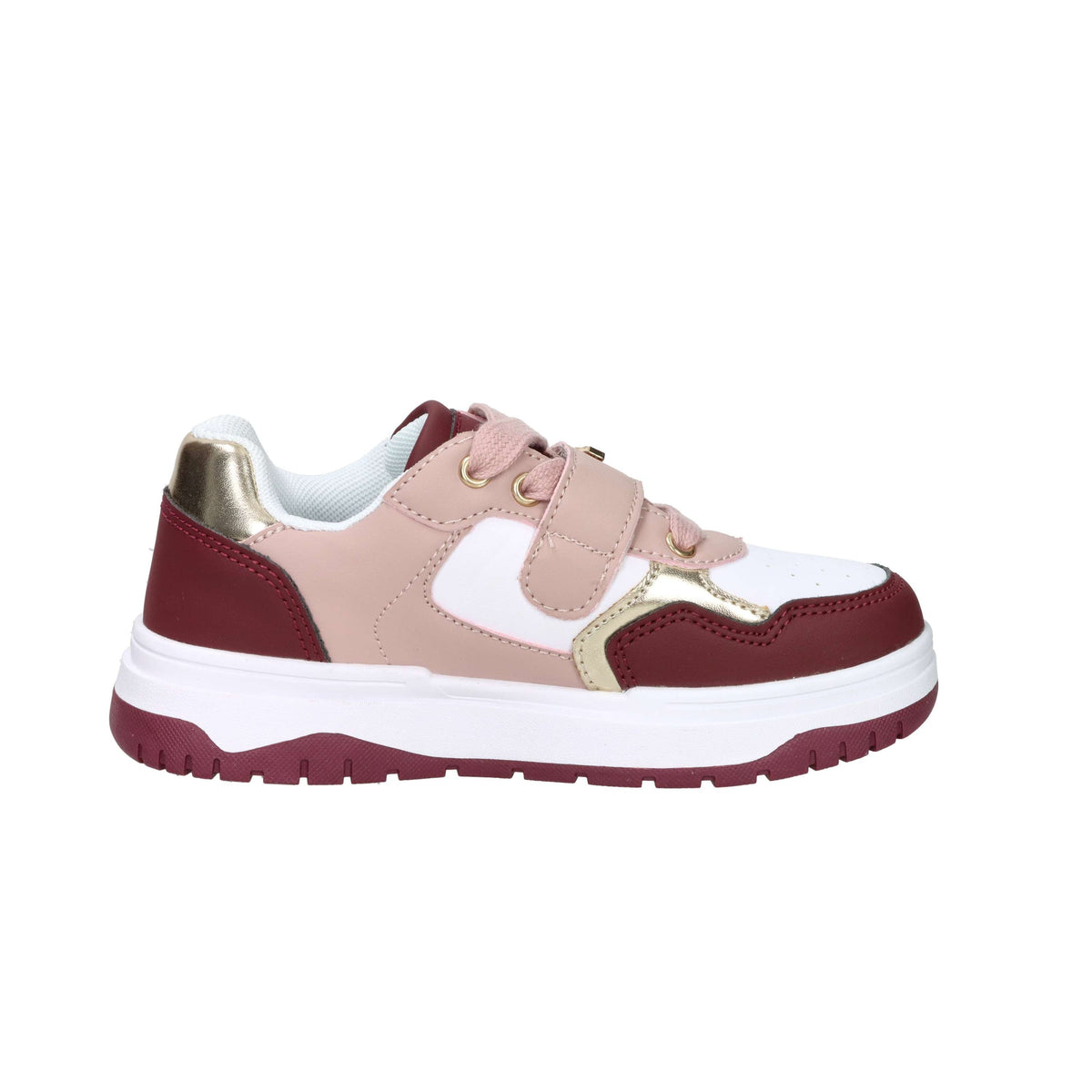 4Us Paciotti Bambine e ragazze Sneakers K251923 Bianco/Bordeaux