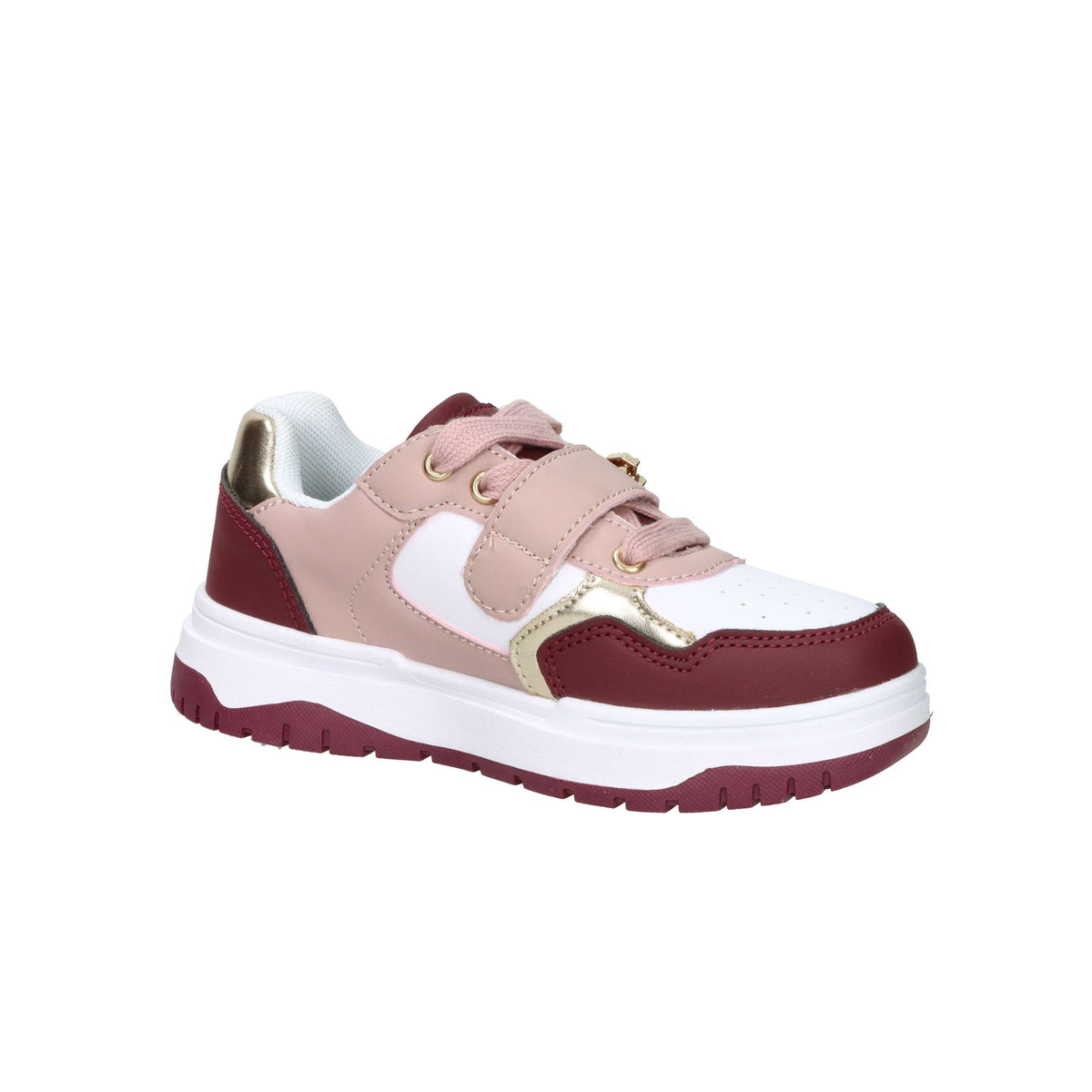 4Us Paciotti Bambine e ragazze Sneakers K251923 Bianco/Bordeaux