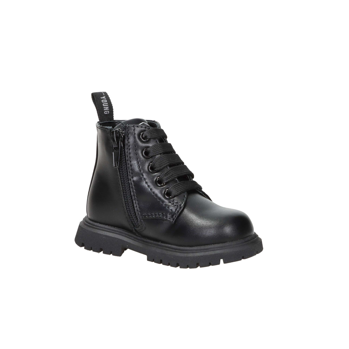 Cult Unisex bambino Anfibi T-760 Nero