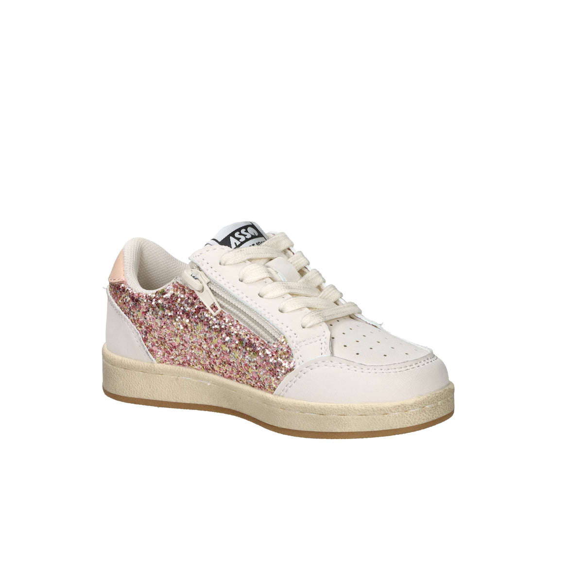 Asso Bambine e ragazze Sneakers AG-18201 Beige/Rosa