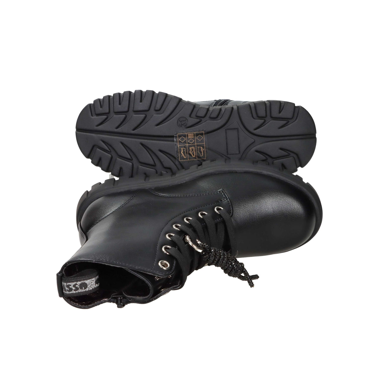 Asso Bambine e ragazze Anfibi AG-18360 Nero