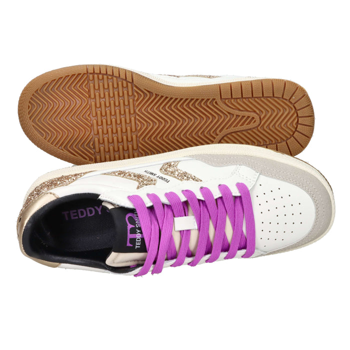 Teddy Smith Donna Sneakers 121134 Panna/Oro