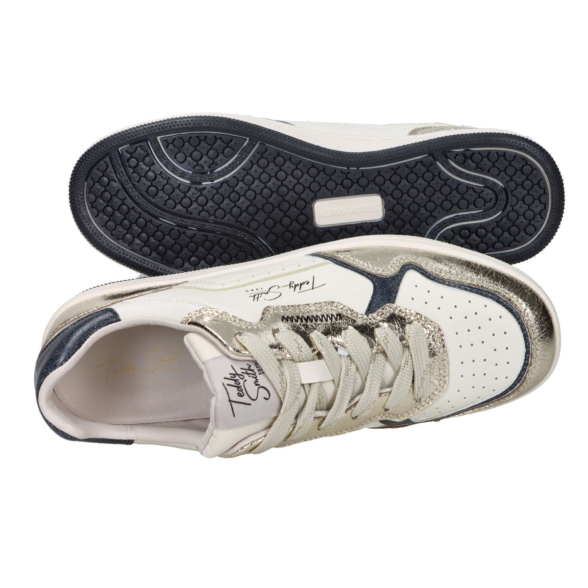 Teddy Smith Donna Sneakers 121157 Panna/Oro