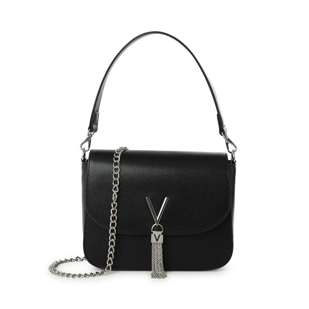 Valentino Donna Borsa a spalla VBS1R404G Nero/Argento