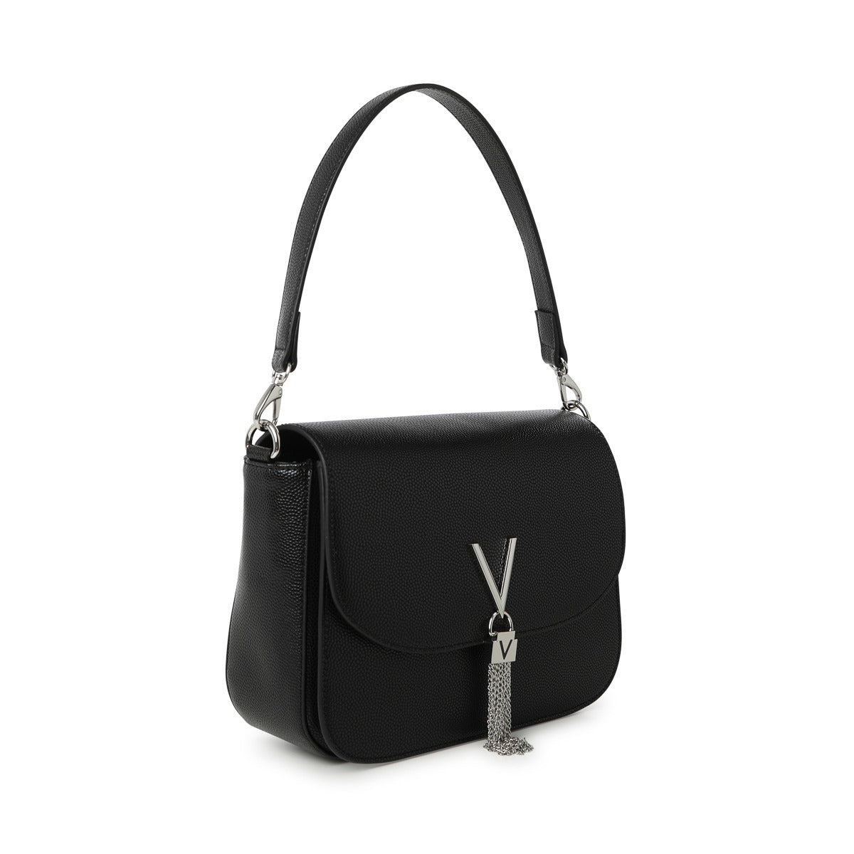 Valentino Donna Borsa a spalla VBS1R404G Nero/Argento