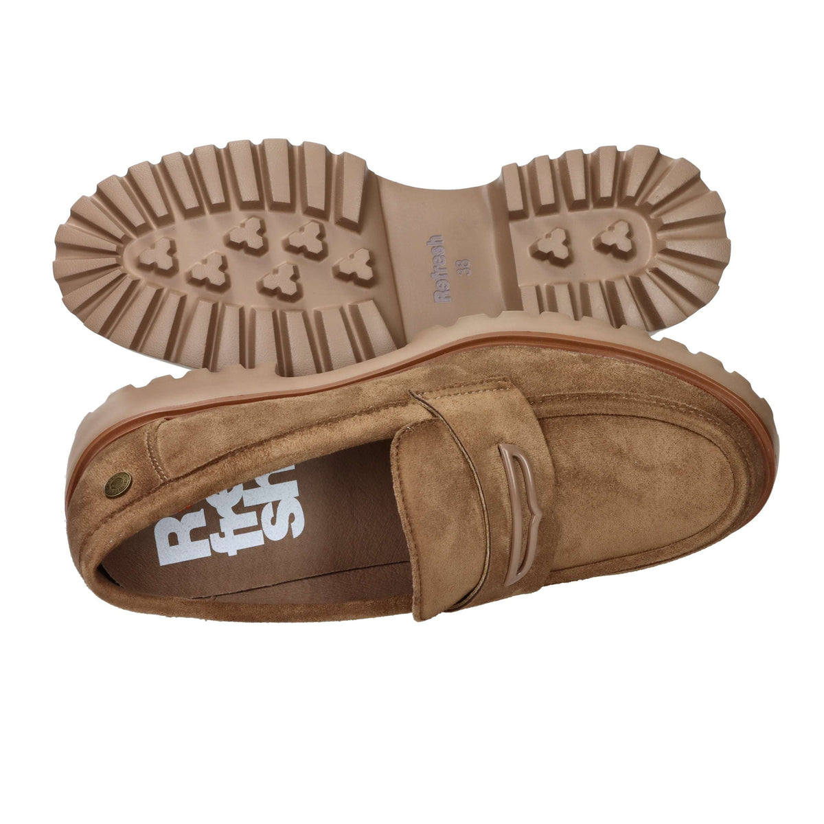 Refresh Donna Mocassino 173012 Cammello