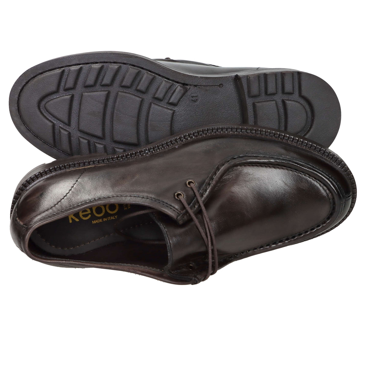 Kebo Uomo Stringata WD014 Marrone