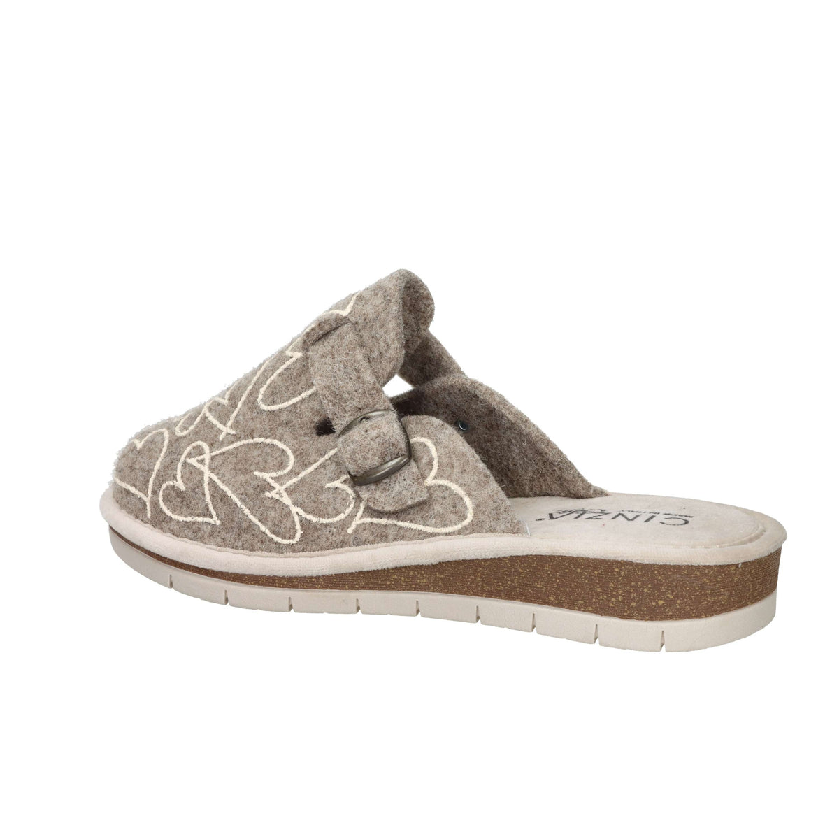 Cinzia Soft Donna Ciabatta invernale NG4008 Taupe