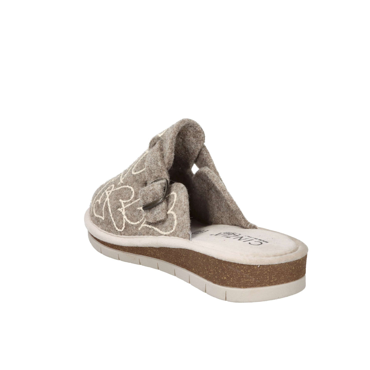 Cinzia Soft Donna Ciabatta invernale NG4008 Taupe