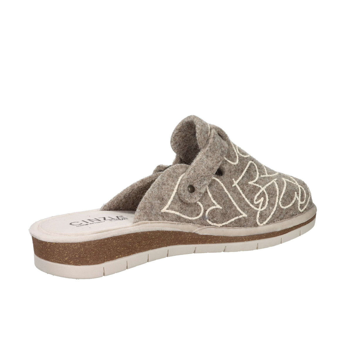 Cinzia Soft Donna Ciabatta invernale NG4008 Taupe