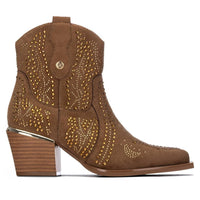 Xti Donna Stivaletti con tacco 146100 Cammello