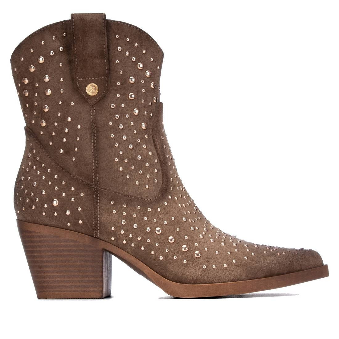Xti Donna Stivaletti con tacco 146192 Taupe