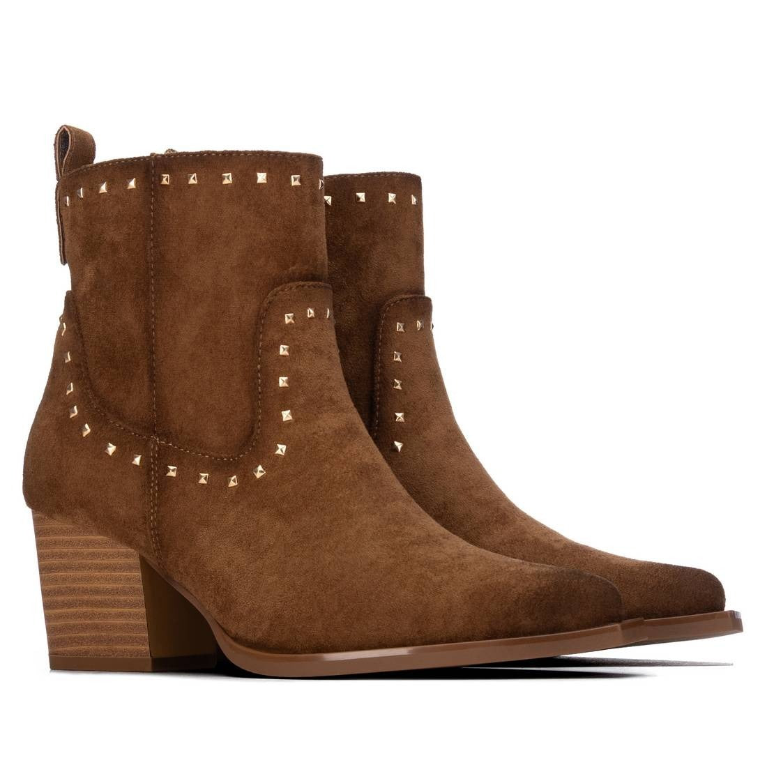 Xti Donna Stivaletti con tacco 146479 Cammello