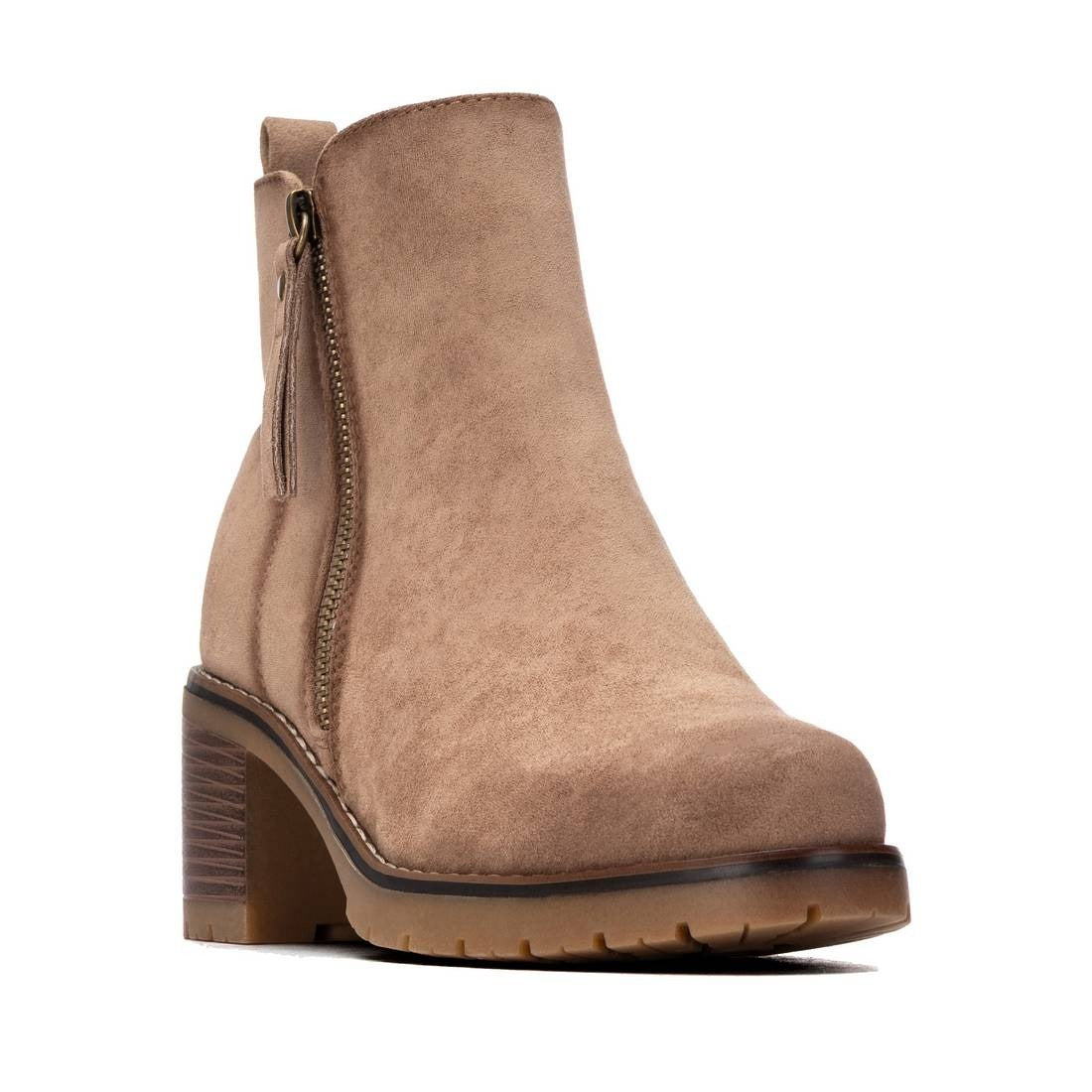Xti Donna Stivaletti con tacco 130703 Taupe