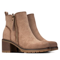 Xti Donna Stivaletti con tacco 130703 Taupe