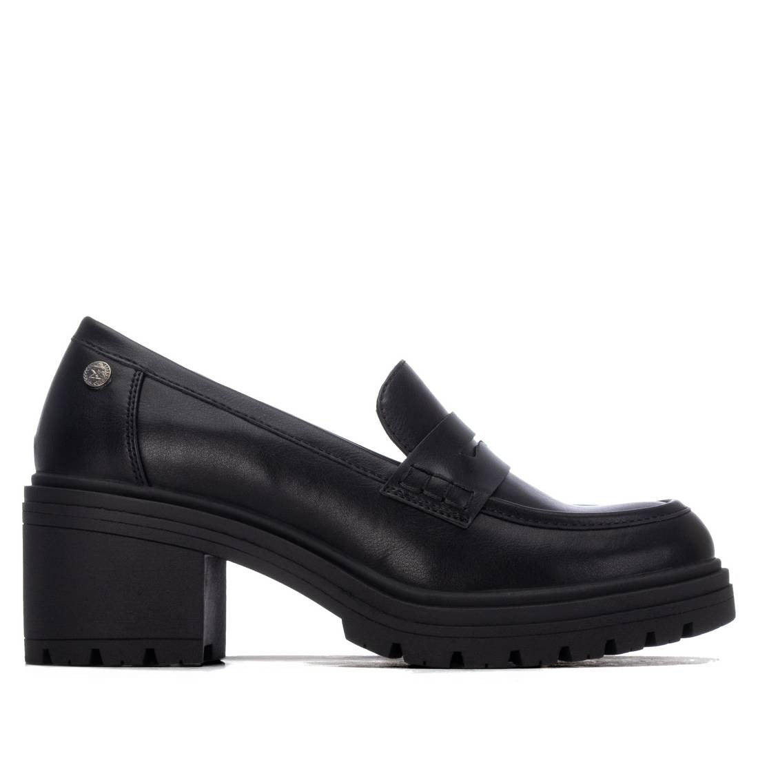 Xti Donna Mocassino tacco 146298 Nero