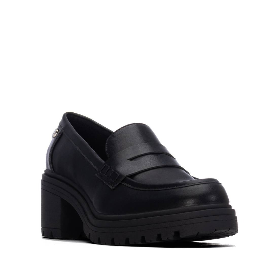 Xti Donna Mocassino tacco 146298 Nero