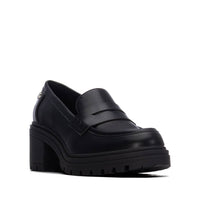 Xti Donna Mocassino tacco 146298 Nero
