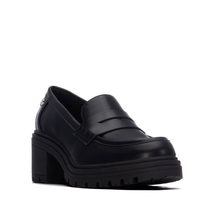 Xti Donna Mocassino tacco 146298 Nero