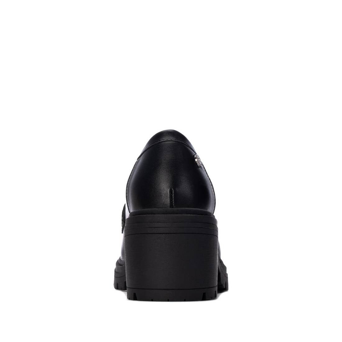 Xti Donna Mocassino tacco 146298 Nero