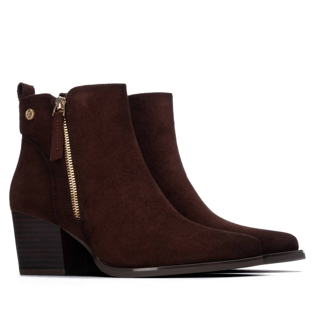 Xti Donna Stivaletti con tacco 146103 Marrone
