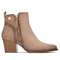 Xti Donna Stivaletti con tacco 146103 Beige