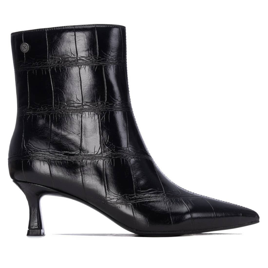 Xti Donna Stivaletti con tacco 146218 Nero