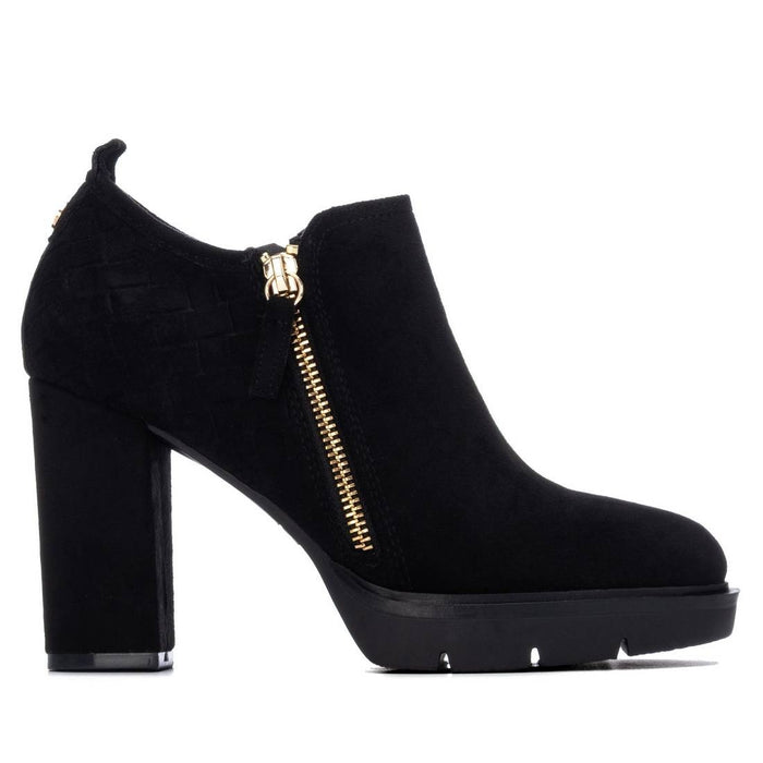 Xti Donna Stivaletti con tacco 146175 Nero