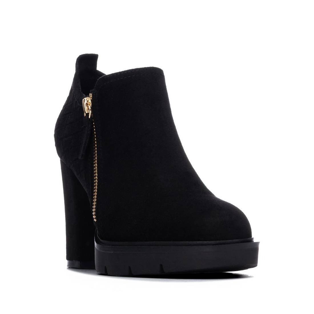 Xti Donna Stivaletti con tacco 146175 Nero