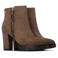 Xti Donna Stivaletti con tacco 146172 Taupe