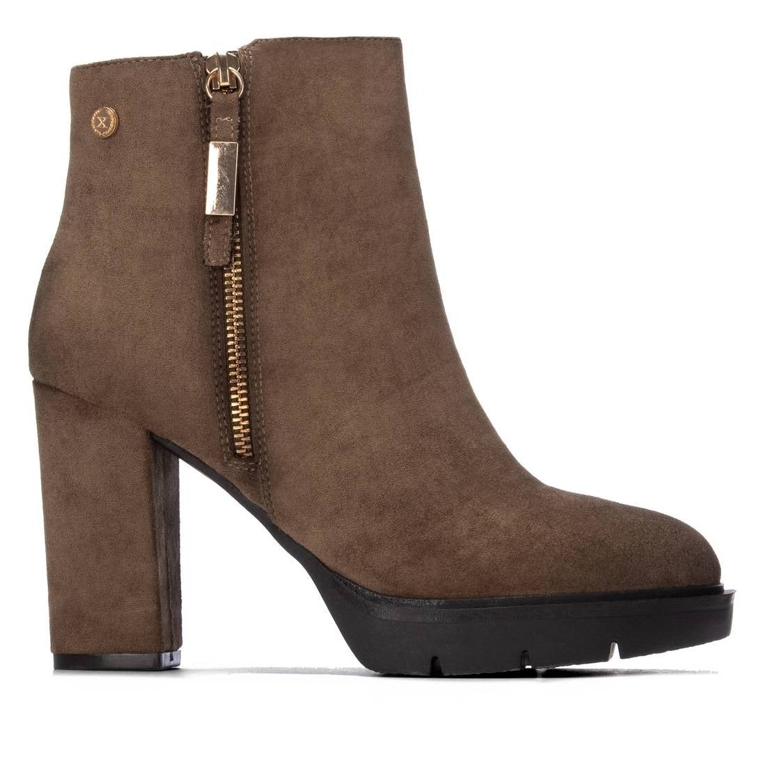 Xti Donna Stivaletti con tacco 146172 Taupe
