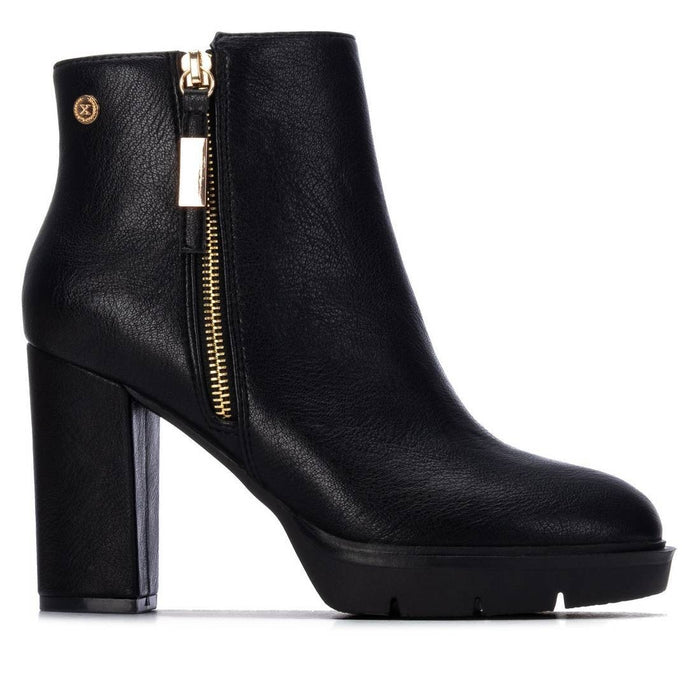 Xti Donna Stivaletti con tacco 146504 Nero