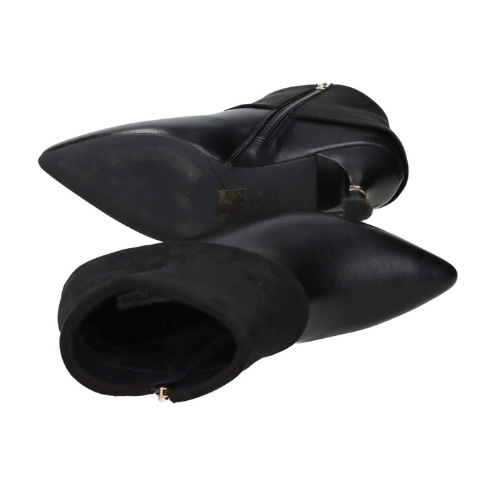 Mariella Burani Donna Stivaletti con tacco 52343 Nero