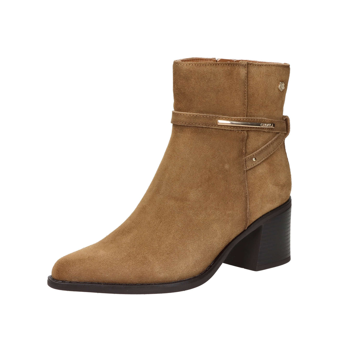 Carmela Donna Stivaletti con tacco 164398 Cammello