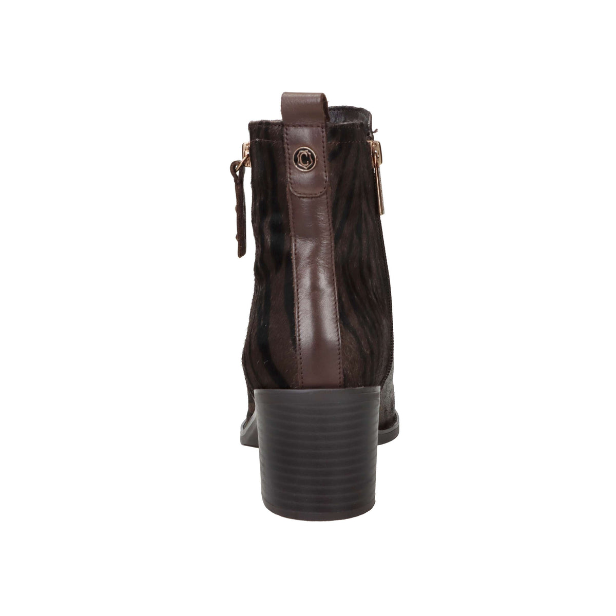 Carmela Donna Stivaletti con tacco 164386 Marrone/Nero