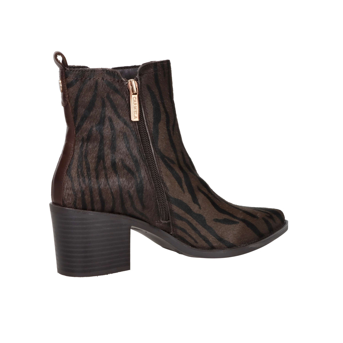 Carmela Donna Stivaletti con tacco 164386 Marrone/Nero
