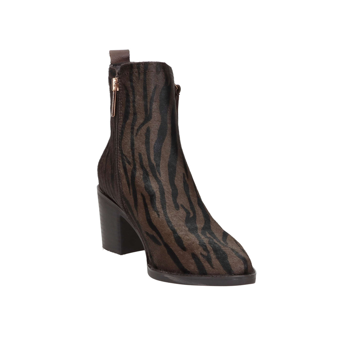 Carmela Donna Stivaletti con tacco 164386 Marrone/Nero