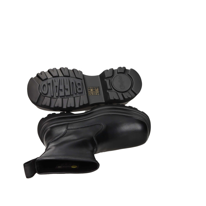 Buffalo Donna Stivaletti zeppa BN1270135 Nero