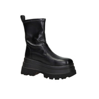 Buffalo Donna Stivaletti zeppa BN1270135 Nero