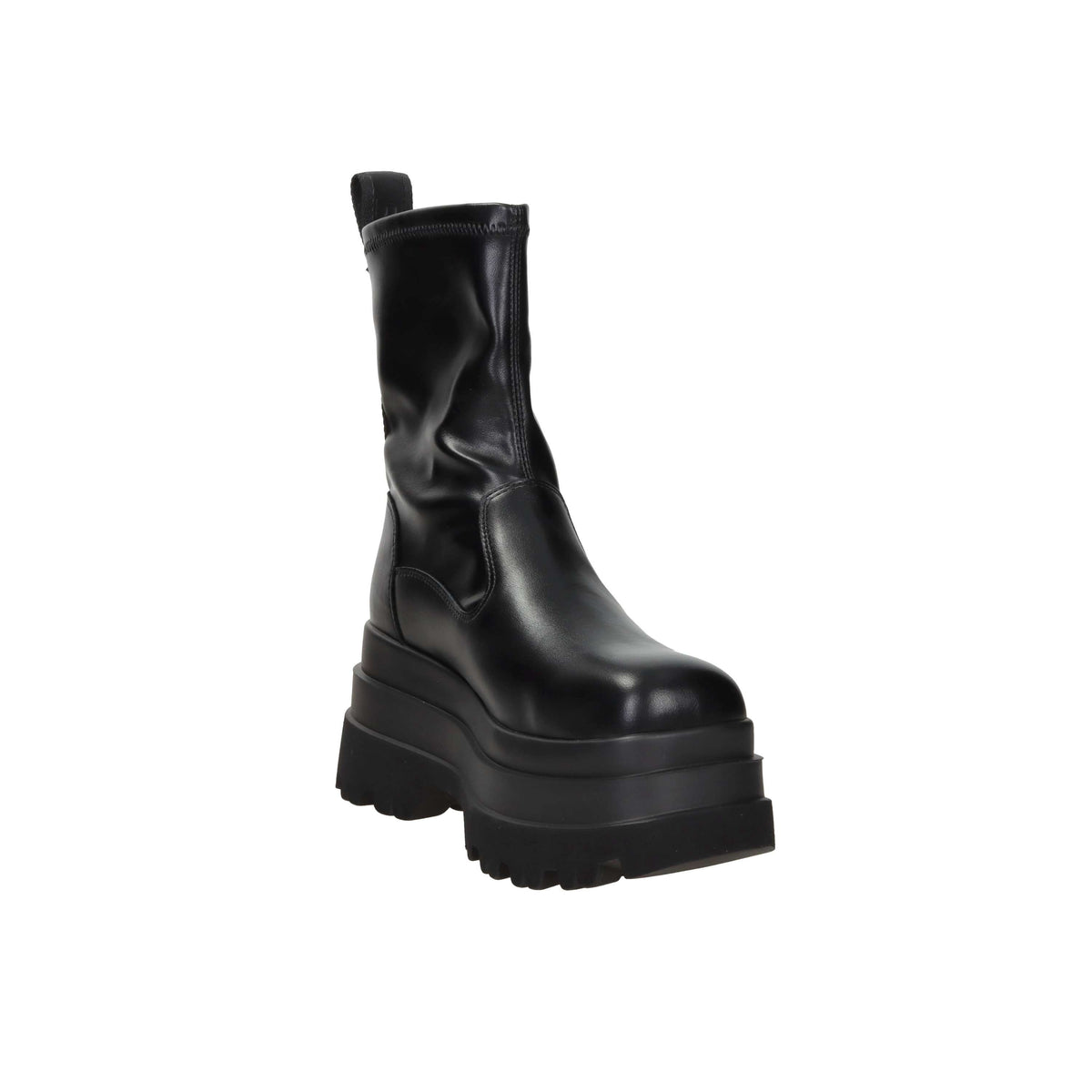 Buffalo Donna Stivaletti zeppa BN1270135 Nero