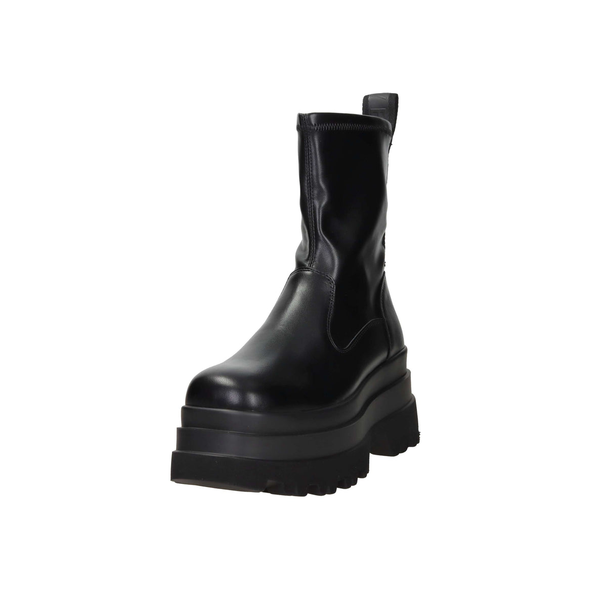 Buffalo Donna Stivaletti zeppa BN1270135 Nero