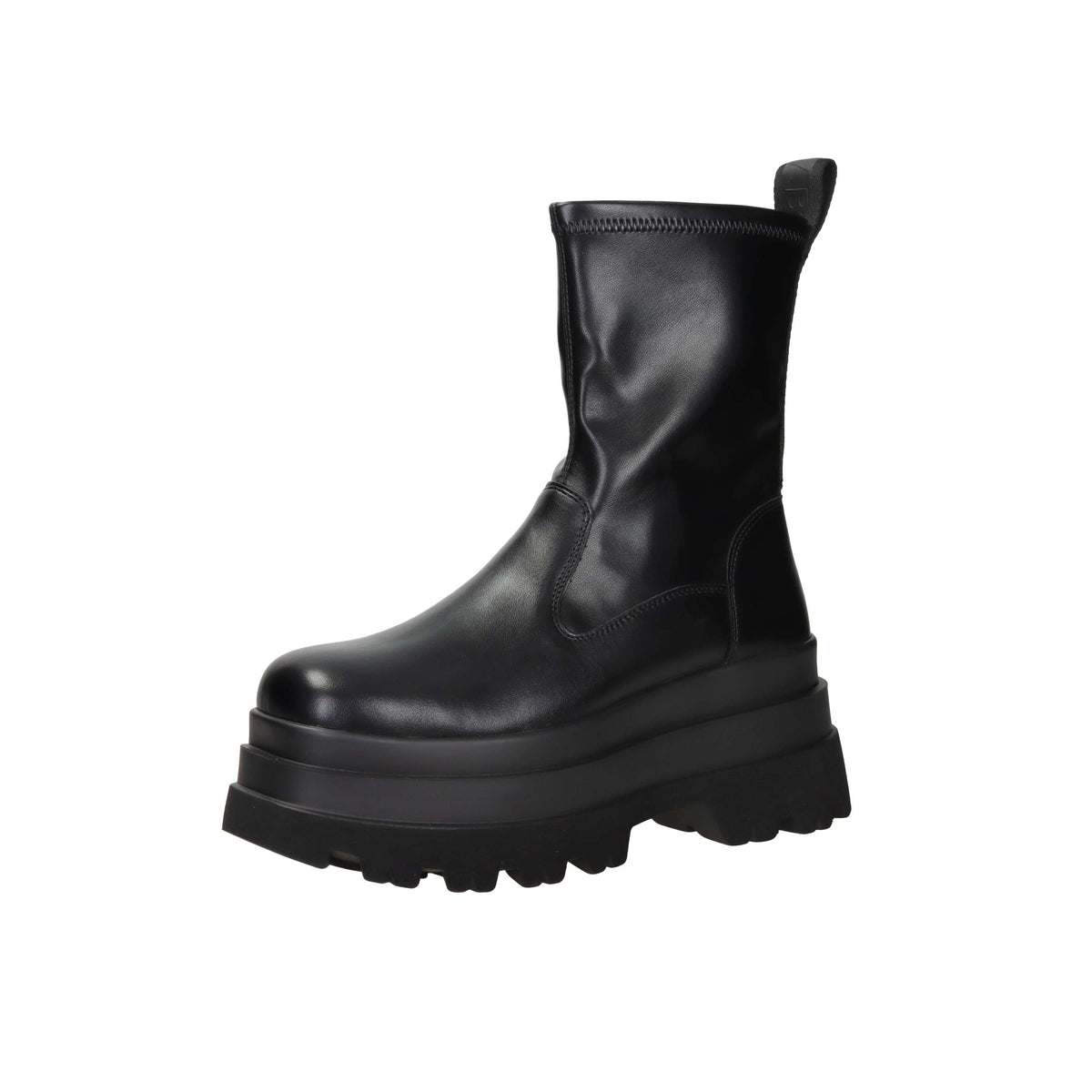 Buffalo Donna Stivaletti zeppa BN1270135 Nero